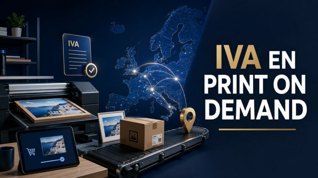 IVA en print on demand en Europa: cuándo necesitas OSS y registros locales