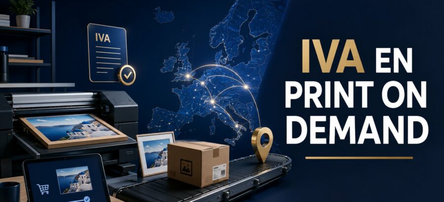 IVA en print on demand en Europa: cuándo necesitas OSS y registros locales